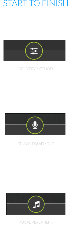 START TO FINISH Engaged, Credible & Comitted to the Highest Standards  DELIVERY METHOD MP3, WAV delievery via Email, WeTransfer,FTP, Dropbox & Google Drive Zoom and Microsoft TeamsSession Available   STUDIO EQUIPMENT  Rode NT1-A  Behringer XENYX QX1832USB  HD 280 Pro Headphones Adobe Audition Audicity   VOCAL VERSATILITY Rich, Diverse, Authoritative, Mature, Corporate, Smooth, Believable, Conversational, Humorous, Informative, Adult, Middle Aged & Youth, American Neutral, Male and Female.